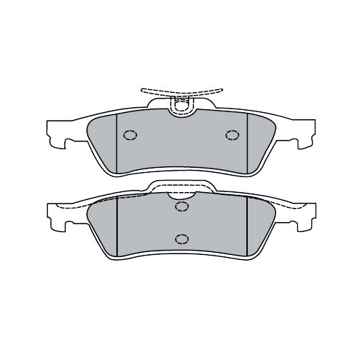 PASTILLAS DE FRENO TRASERAS, FORD FOCUS II