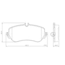 Juego de Pastillas de freno Traseras Volkswagen Amarok 2018 - 2023-2
