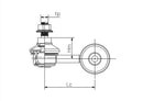 Par de Bieletas Mercedes Benz C300 W205 2014-2021-2