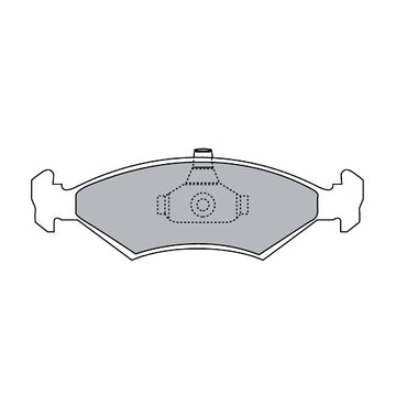 Juego de Pastillas de freno Delanteras Ford Fiesta 1.6 2000 - 2010