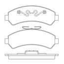 Juego de Pastillas de freno Delanteras Chevrolet Blazer S10 4x4 1997 - 2005