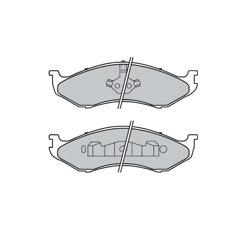 Juego de Pastillas de freno Delanteras Jeep Grand Cherokee 1993 - 1999