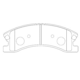 Juego de Pastillas de freno Delanteras Jeep Grand Cherokee 1999 - 2005