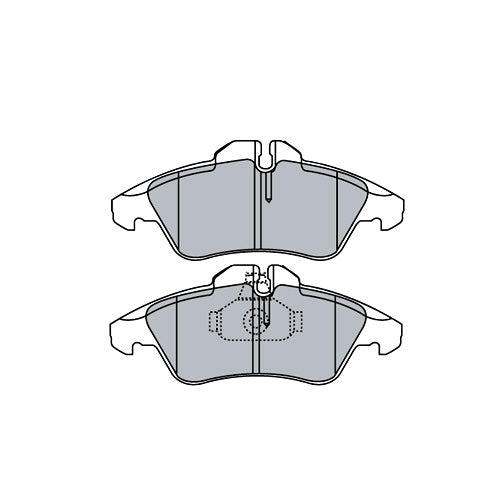 Juego de Pastillas de freno Delanteras Mercedes Benz Sprinter 312 2002 - 2004
