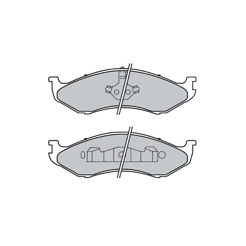 Juego de Pastillas de freno Delanteras Jeep Grand Cherokee 1993 - 1999