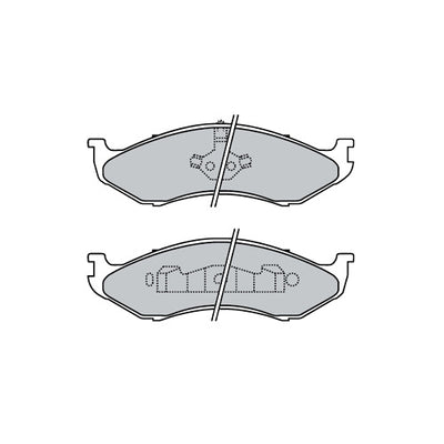 Juego de Pastillas de freno Delanteras Jeep Wrangler 1995 - 2006 - 0