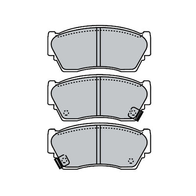 Juego de Pastillas de freno Delanteras Nissan Almera 1996 - 1998 - 0