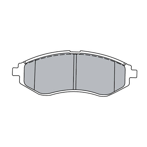Juego de Pastillas de freno Delanteras Chevrolet Aveo 2004 - 2017