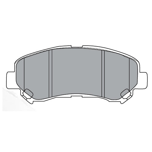 Juego de Pastillas de freno Delanteras Nissan Qashqai 2008 - 2014