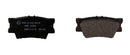Juego de Pastillas de freno Traseras Toyota Camry 2007 - 2014-2