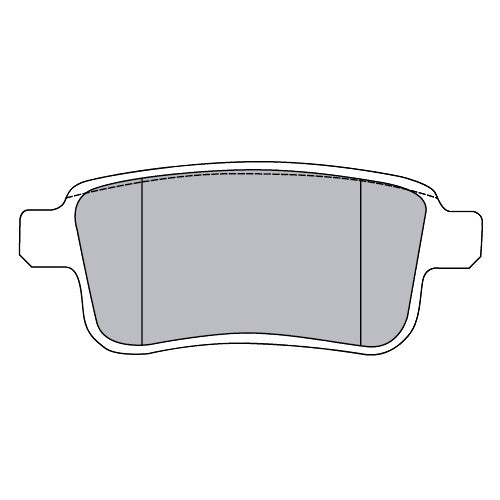 Juego de Pastillas de freno Traseras Mercedes Benz Citan 2014 - 2019