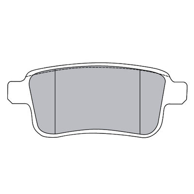 Juego de Pastillas de freno Traseras Renault Kangoo 2010 - 2019
