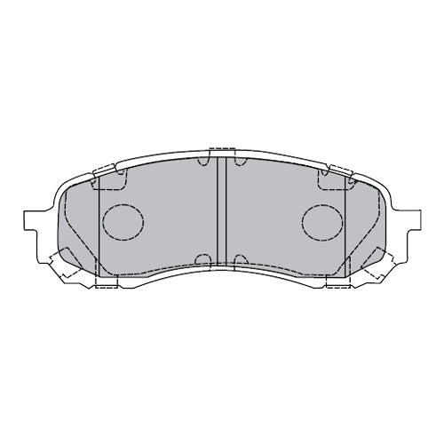 Juego de Pastillas de freno Delanteras Subaru Impreza 1.6 2017 - 2022