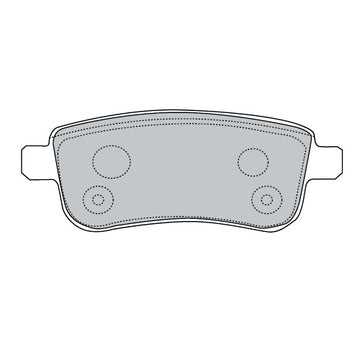 Juego de Pastillas de freno Traseras Renault Fluence 2011 - 2019