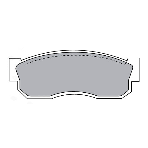 Juego de Pastillas de freno Delanteras Subaru J10 1986 - 1992