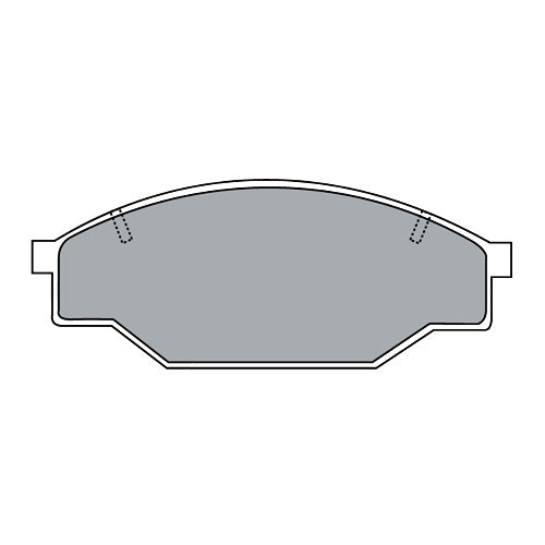 Juego de Pastillas de freno Delanteras Toyota Hilux 2.4 4x2 1998 - 2005