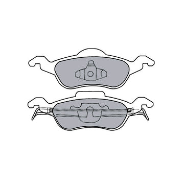 Juego de Pastillas de freno Delanteras Ford Focus 2001 - 2008
