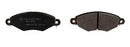 Juego de Pastillas de freno Delanteras Peugeot 206 1.6 1999 - 2001-2