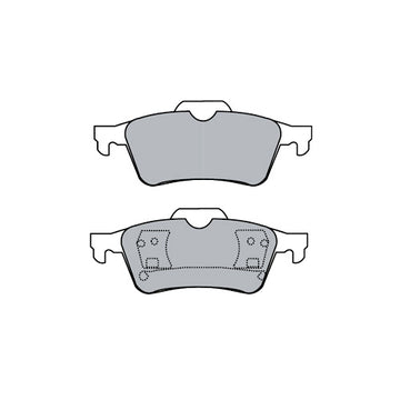Juego de Pastillas de freno Traseras Volvo C70 2007 - 2011