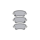 Juego de Pastillas de freno Delanteras Toyota Corolla 2003 - 2008-1