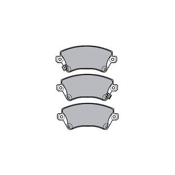 Juego de Pastillas de freno Delanteras Toyota Corolla 2003 - 2008