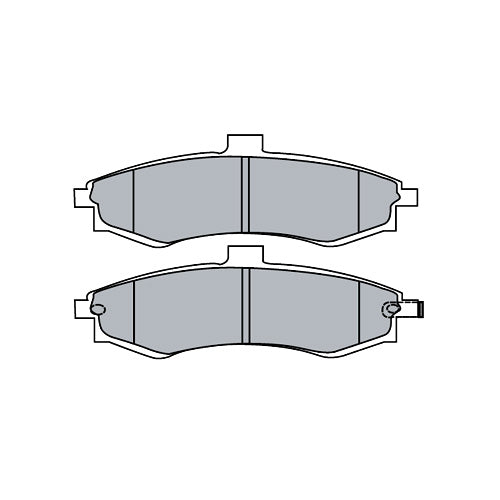 Juego de Pastillas de freno Delanteras Hyundai Elantra 1.6 2001 - 2003