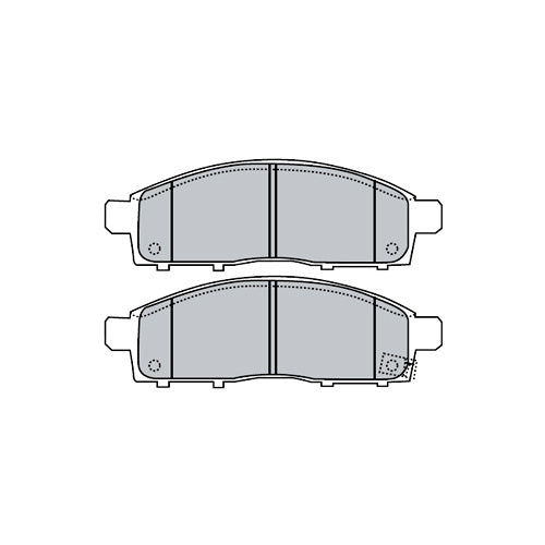 Juego de Pastillas de freno Delanteras Mitsubishi Montero Sport G2 2009 - 2016