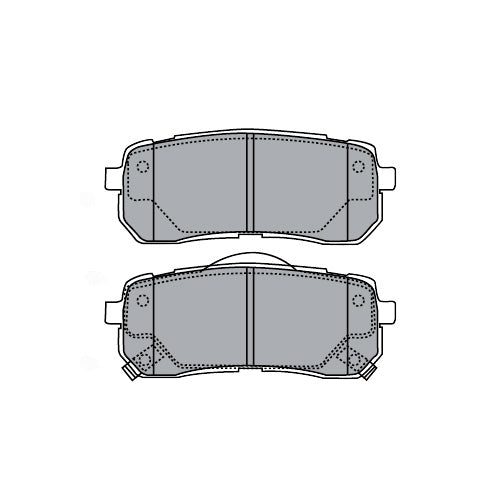Juego de Pastillas de freno Traseras Kia Carnival 2007 - 2014