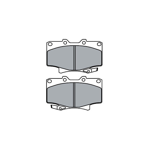 Juego de Pastillas de freno Delanteras Toyota Land Cruiser 4.0 J70 1985 - 1998