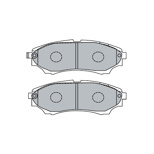 Juego de Pastillas de freno Delanteras Mazda BT50 4x4 2007 - 2012