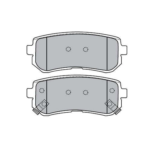 Juego de Pastillas de freno Traseras Hyundai Sonata 2010 - 2014