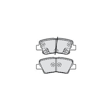 Juego de Pastillas de freno Traseras Hyundai Elantra 2011 - 2019