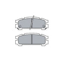 Juego de Pastillas de freno Traseras Subaru Legacy 1989 - 2000-1