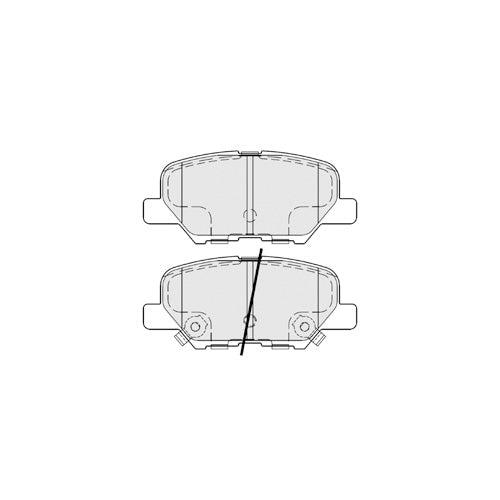 Juego de Pastillas de freno Traseras Mitsubishi ASX 2014 - 2019