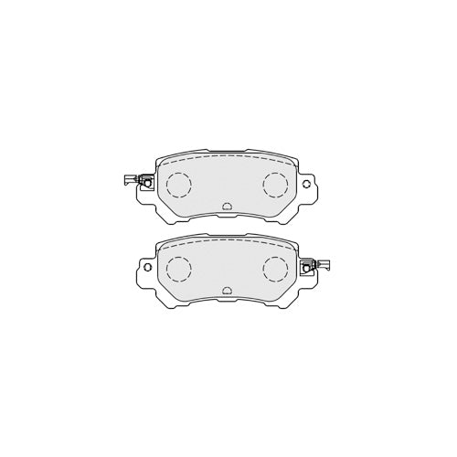 Juego de Pastillas de freno Traseras Mazda CX5 2012 - 2015