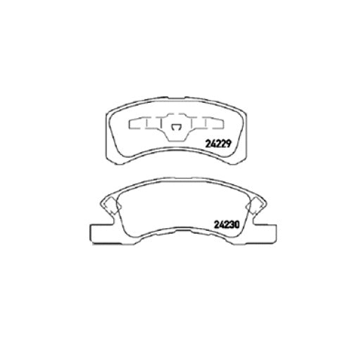 Pastillas de freno Delanteras Daihatsu Cuore 1.0 2001 - 2004 - 0