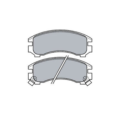 Juego de Pastillas de freno Delanteras Suzuki Swift 1.6 1989 - 1996
