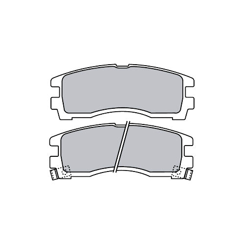 Juego de Pastillas de freno Traseras Chrysler Sebring coupe 2001 - 2005