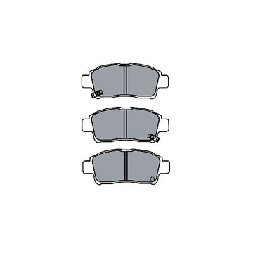 Juego de Pastillas de freno Delanteras Toyota Yaris 2000 - 2006