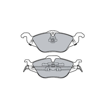 Juego de Pastillas de freno Delanteras Chevrolet Astra 1998 - 2005