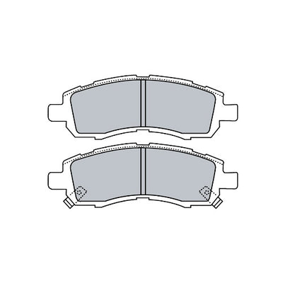 Juego de Pastillas de freno Delanteras Subaru Impreza 1.8 1993 - 2002