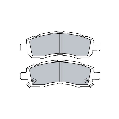 Juego de Pastillas de freno Delanteras Subaru Legacy 2.2 1995 - 1999