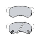 Juego de Pastillas de freno Traseras Hyundai Elantra 2007 - 2011-1