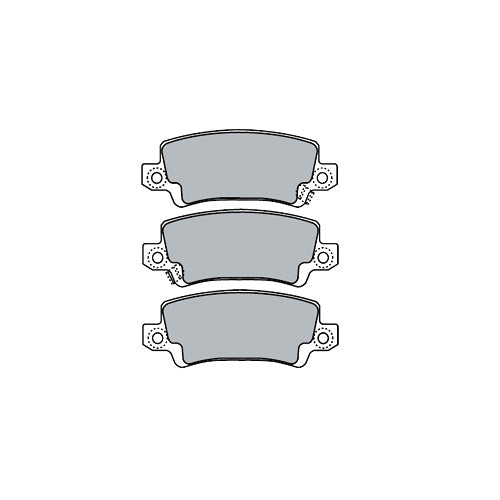 Juego de Pastillas de freno Traseras Toyota Corolla 2003 - 2008