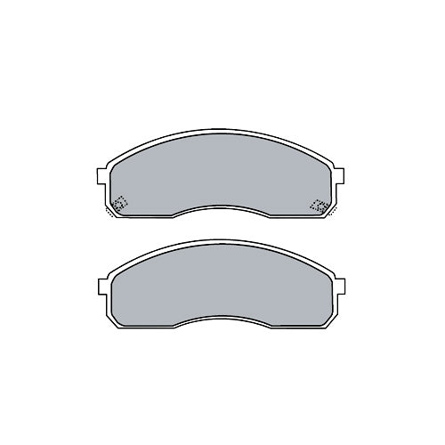 Juego de Pastillas de freno Delanteras Kia Frontier 2.9 2006 - 2012