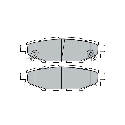 Juego de Pastillas de freno Traseras Subaru Impreza 2.0 2008 - 2017