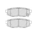 Juego de Pastillas de freno Traseras Subaru Outback 3.6 2010 - 2015-2