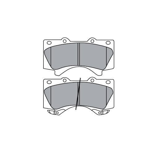 Juego de Pastillas de freno Delanteras Toyota Sequoia 2010 - 2018