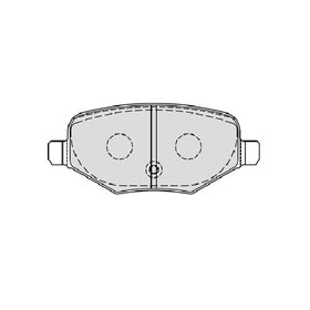 Juego de Pastillas de freno Traseras Ford Explorer 2011 - 2012