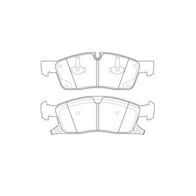 Juego de Pastillas de freno Delanteras Jeep Grand Cherokee 5.7 2011 - 2019